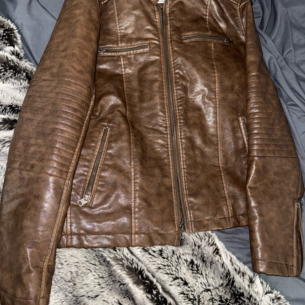 Men’s Brown Leather Jacket